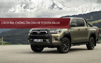 Cách âm chống ồn Toyota Hilux