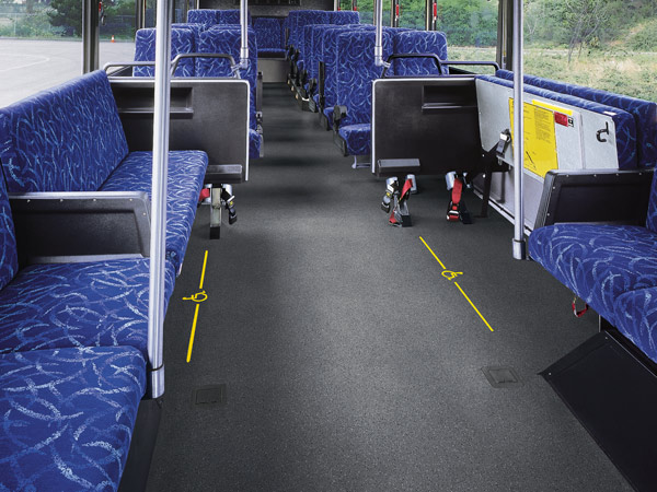 Keo dán sàn phủ gầm xe buýt