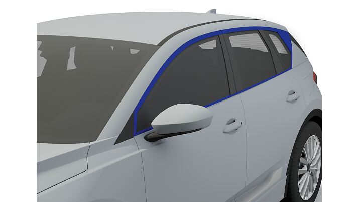 băng keo Acrylic Foam dán khung cửa sổ, cửa kính ô tô, Window frame mounting in Automotive