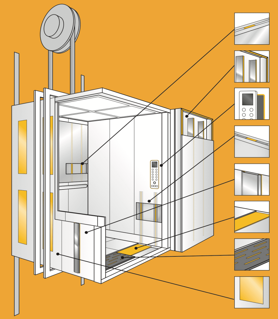 Adhesive Solutions for Elevator Assembly & Manufacturing